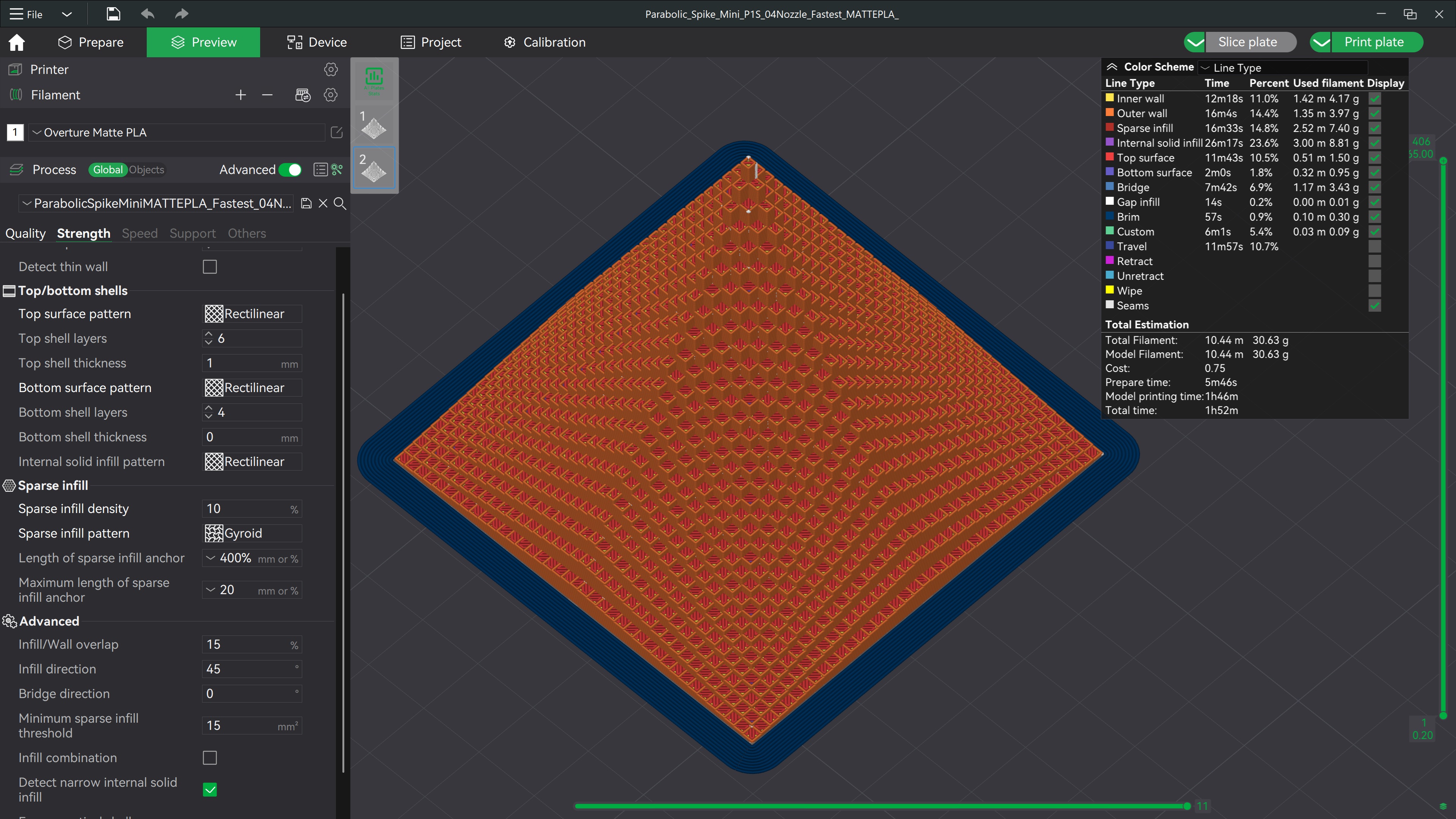 Miniatura 13 do modelo 3D Parabolic Spike (Mini Version)
