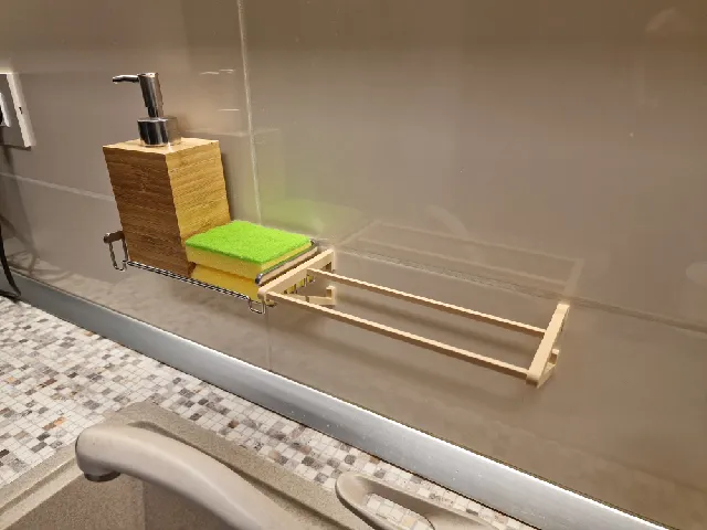 Washcloth drying rack