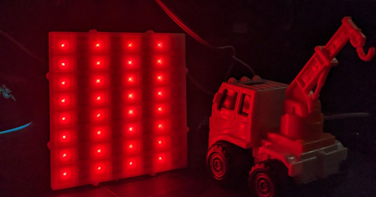 NeoPixel Led diffuser(WS2812B-64) by Samnun Azfar | Download free