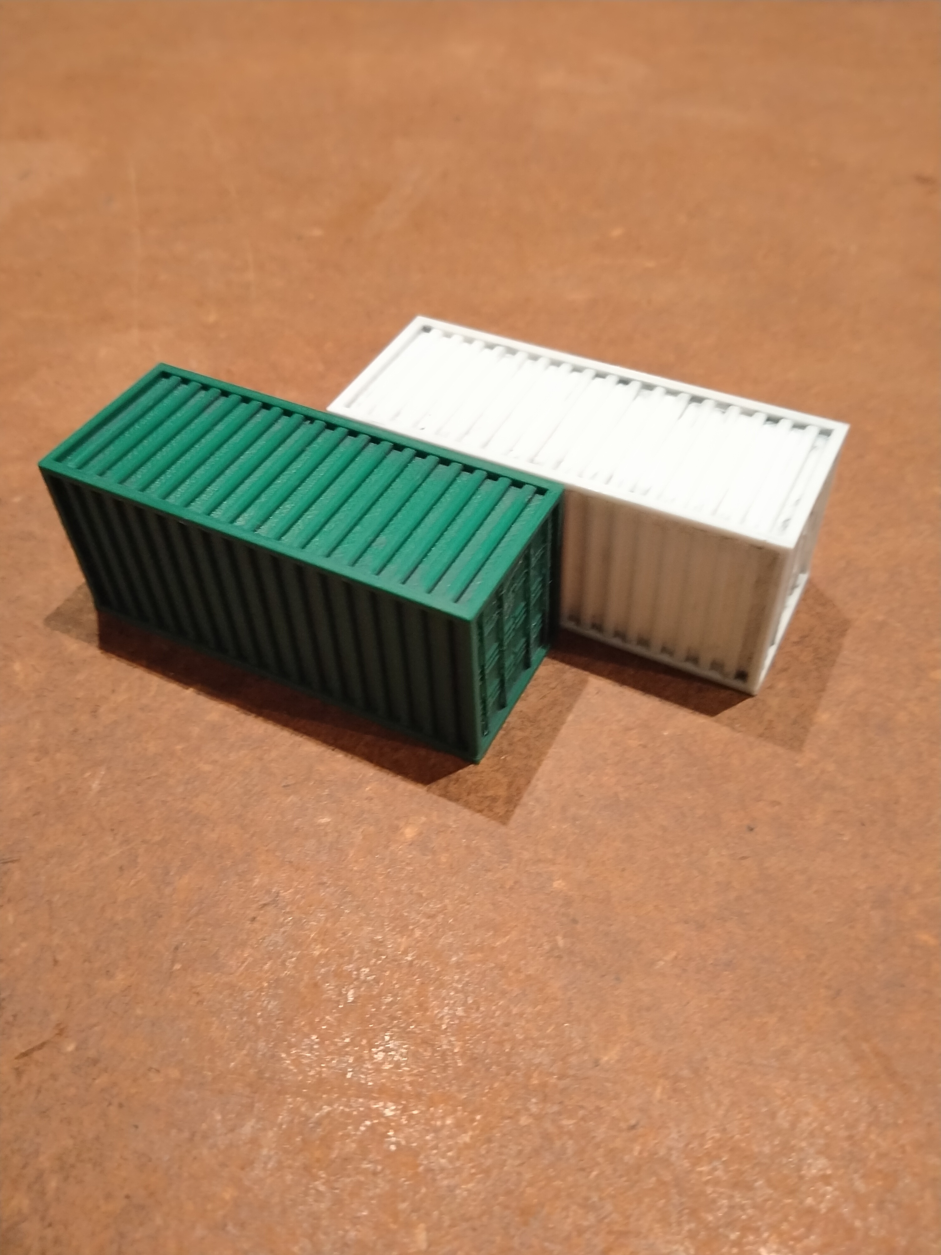 HO Scale 20ft Container 1:87, Print in Place! FREE!!!
