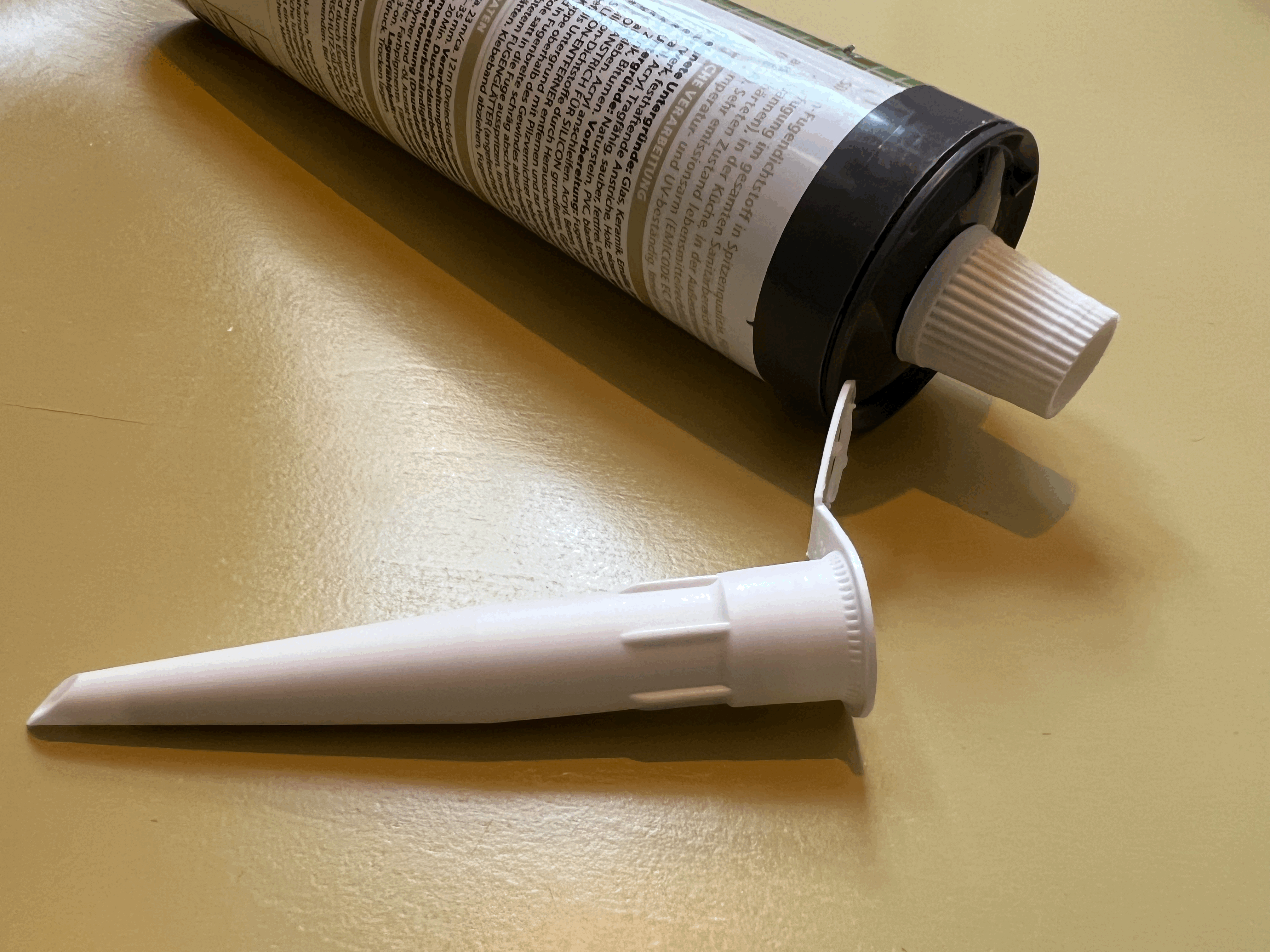 silicone tube/cartridge/cartouche cap