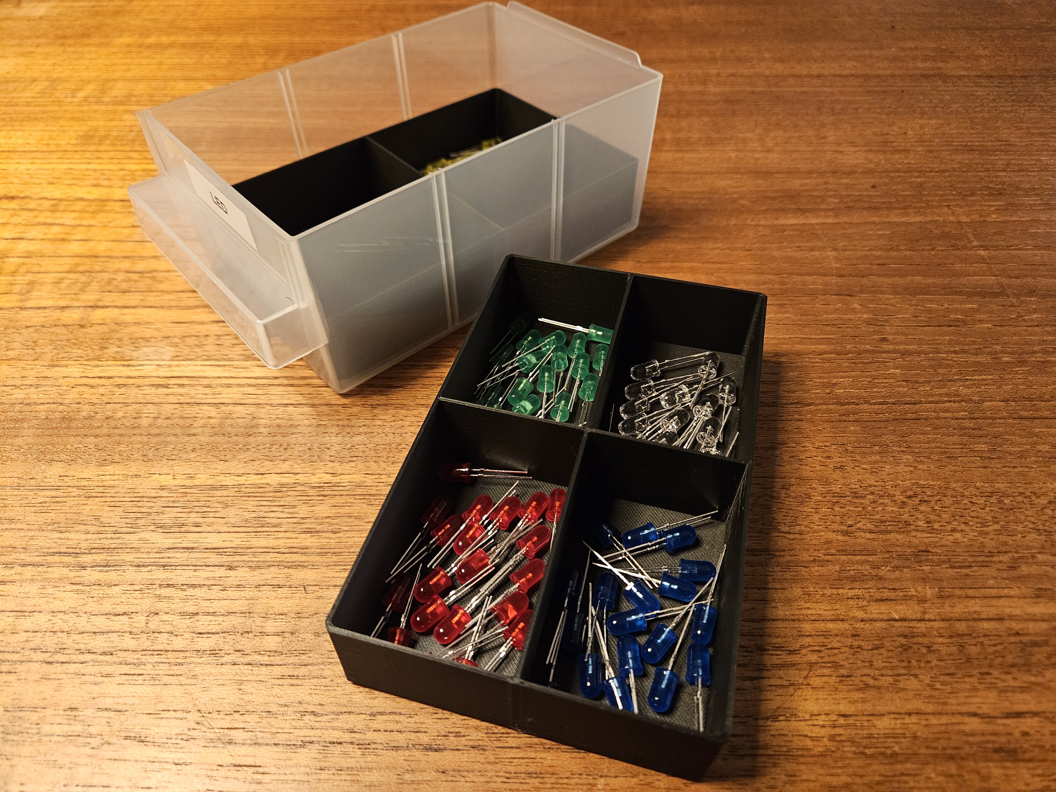 raaco 4 slot cross insert for assortment cabinet