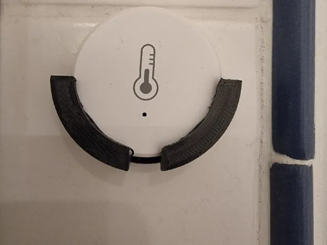 Basic wall mount for round Temperature/Humidity Zigbee sensor