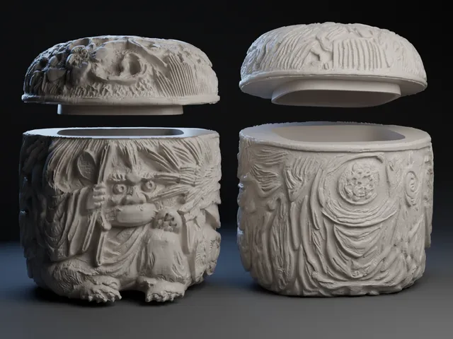 Netsuke : Where the Wild Things Jar