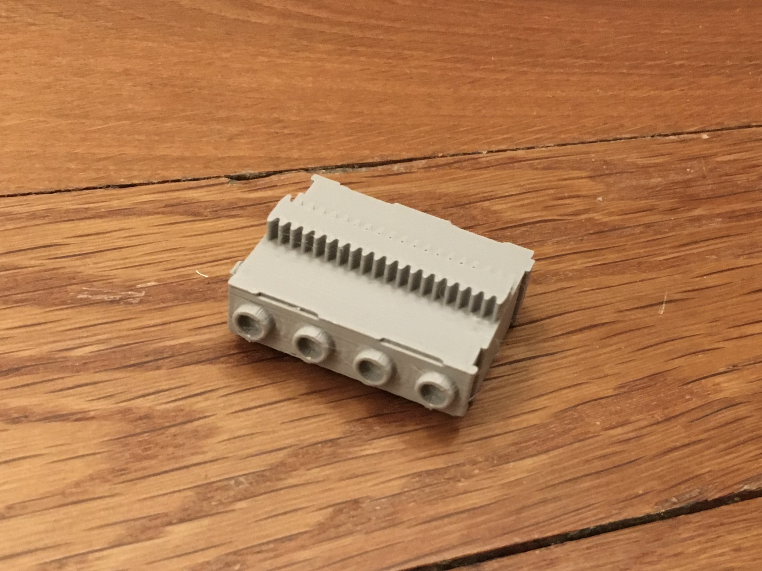 Lego Monorail Track Straight - 4 Studs Long