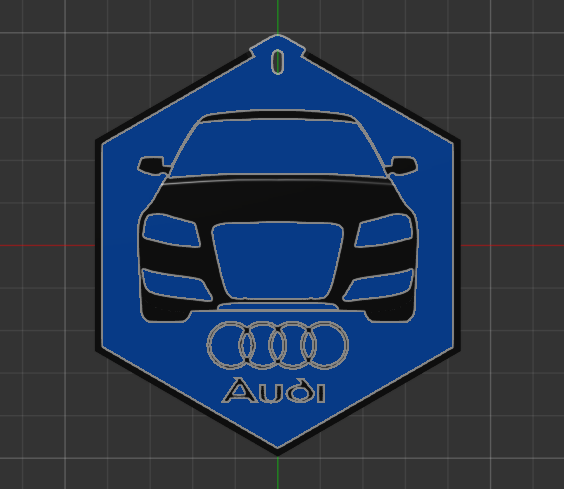 Audi A3 MK2 8P (2003-2013) Car Keychain