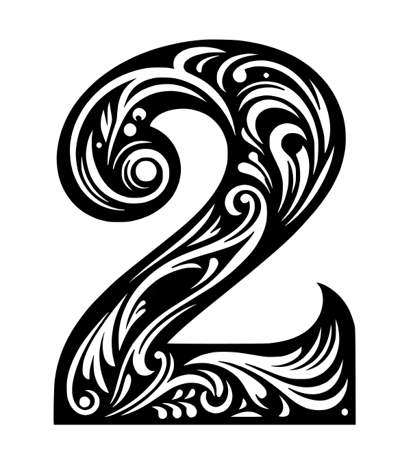 Ornamental number 2 (1)
