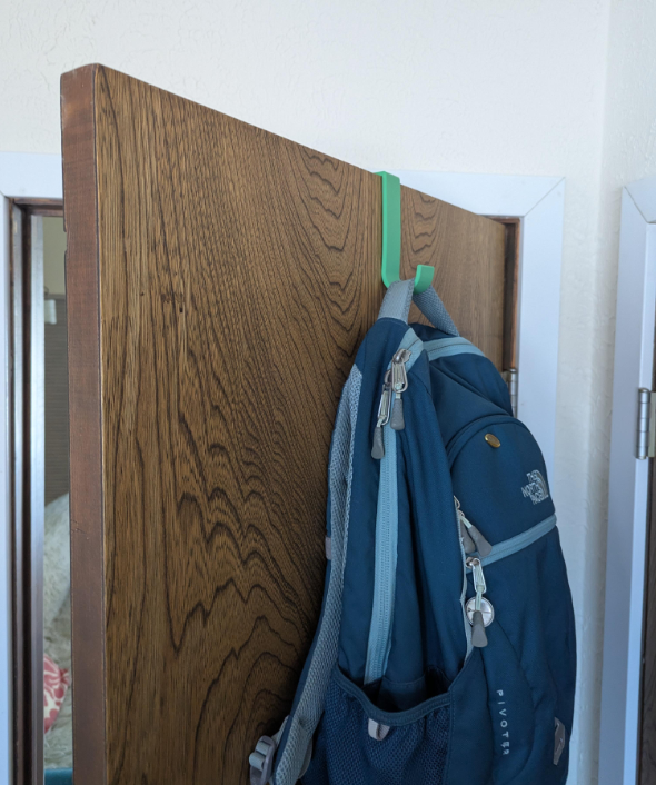 Backpack Door Hook (Single or Double) for 35mm (1 3/8") doors
