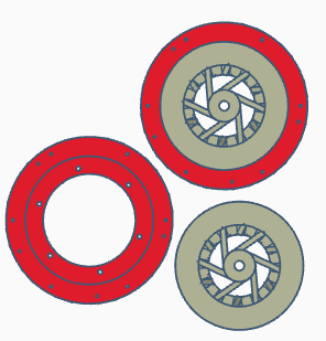 12 port rotor (REPLACES 8 PORT ROTOR AND IS 3-HOLE!)