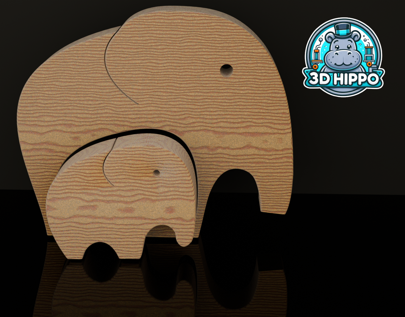 Elephant Nesting Toy — thumbnail 2