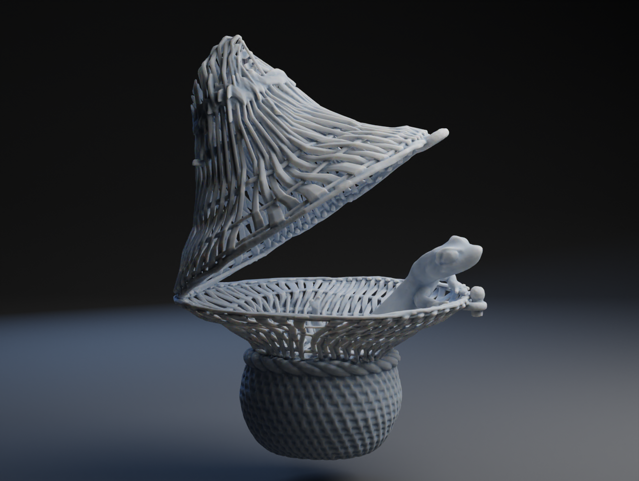 Boba Fett Hallucinogenic Lizard and Basket
