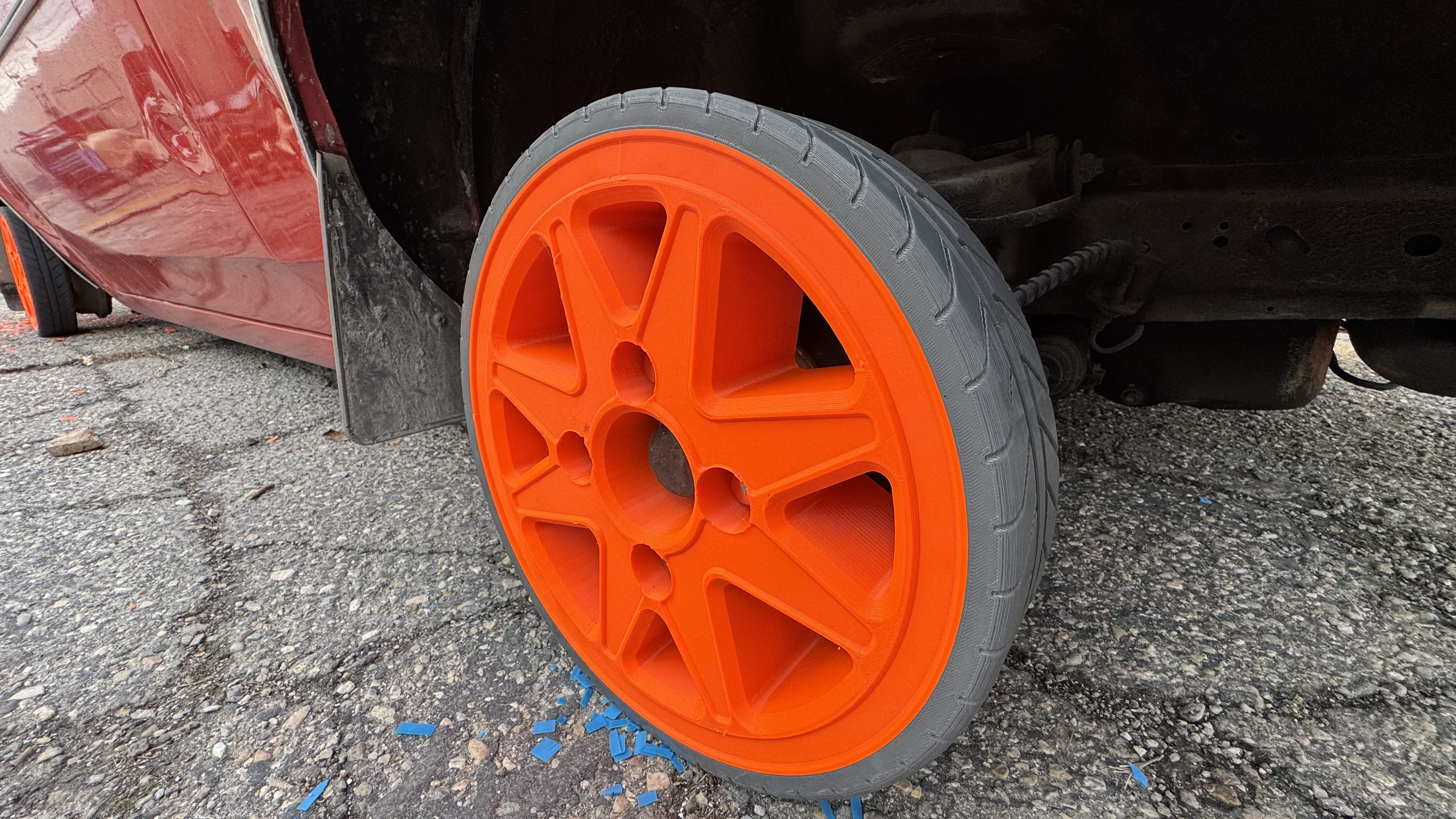 Pinto Tire From Waterjet Channel's Video