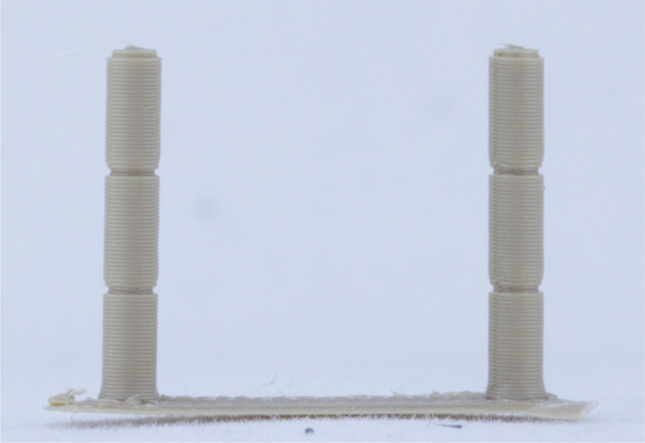 Miniatura 2 do modelo 3D Simple Adjustable Stringing Test