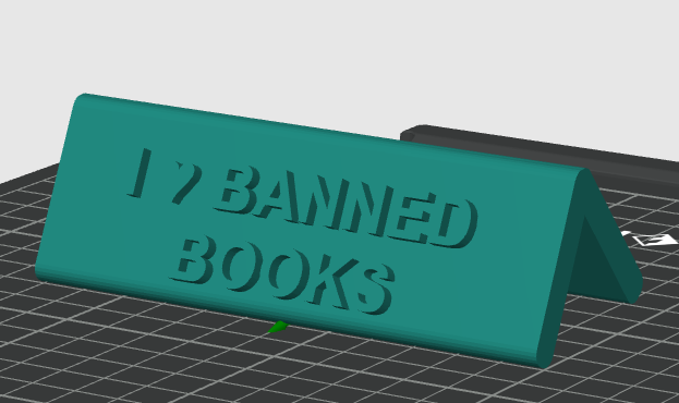 Banned Books Placard