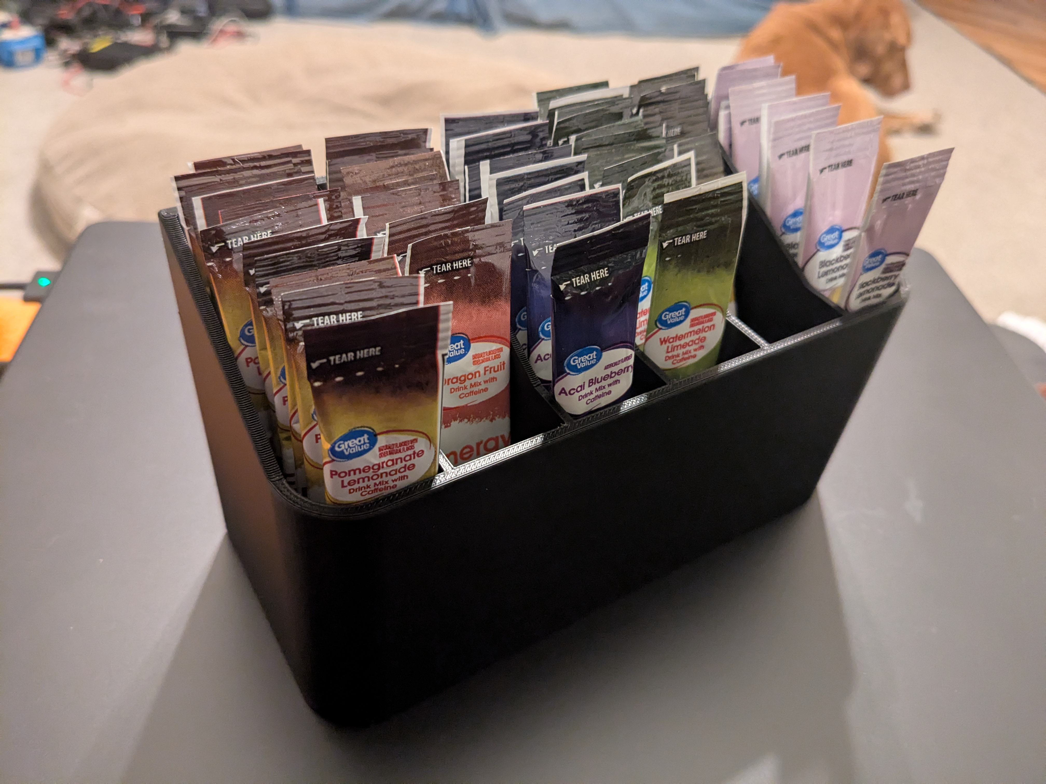 Extended Drink Mix Packet Bin