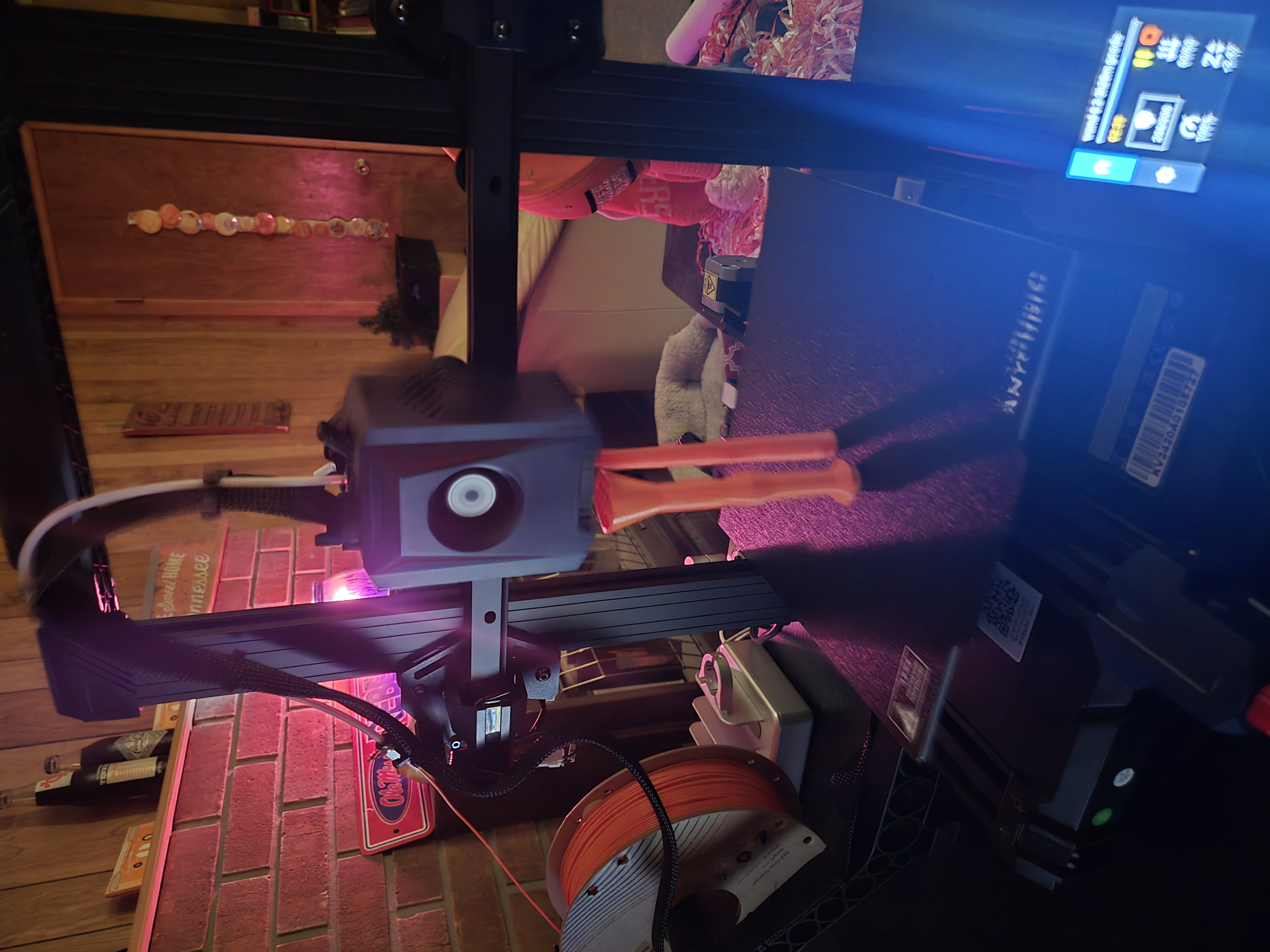 Wand  broken down for smaller bed heights