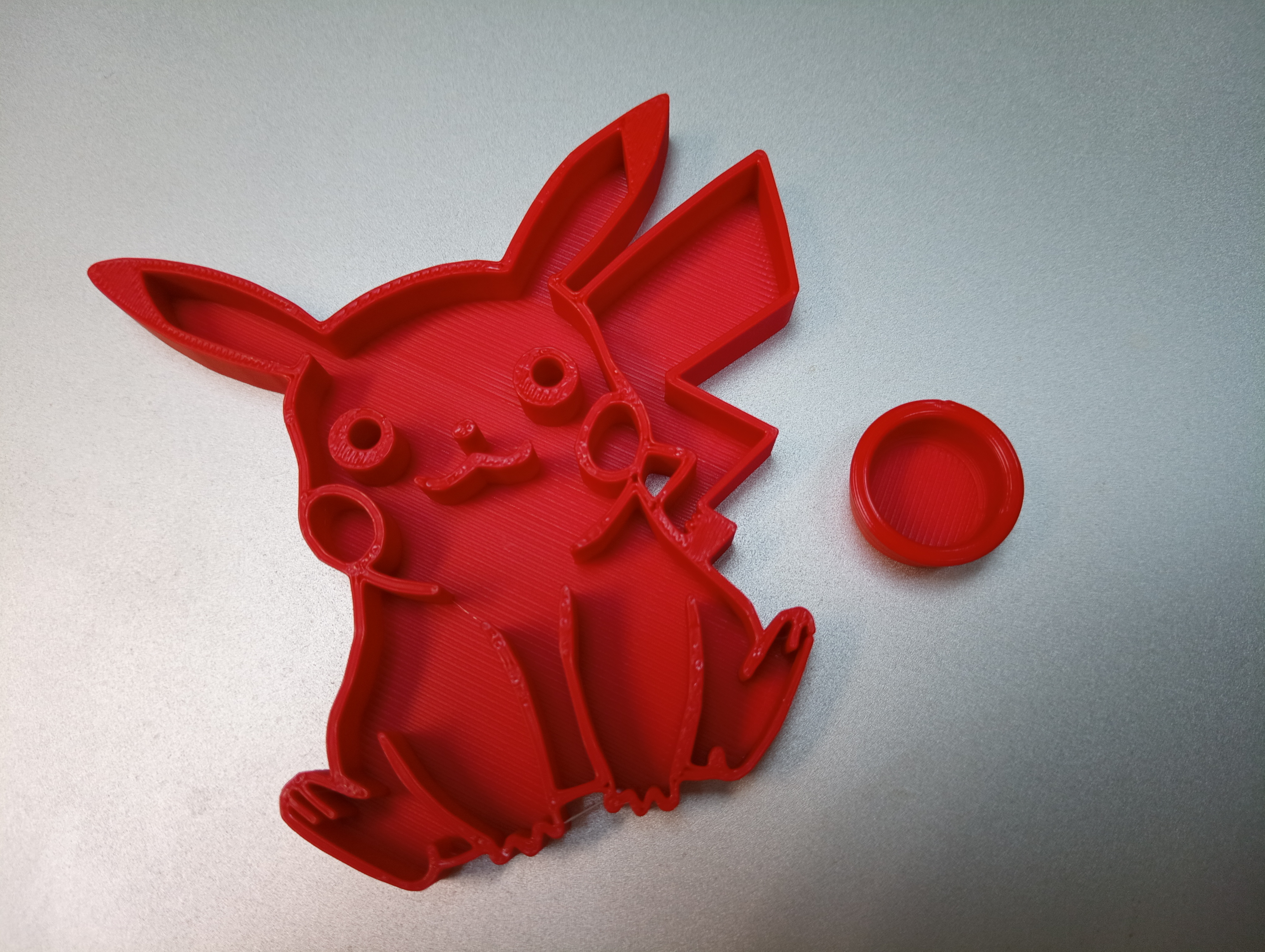 Pikachu clay / dough imprinting stamp