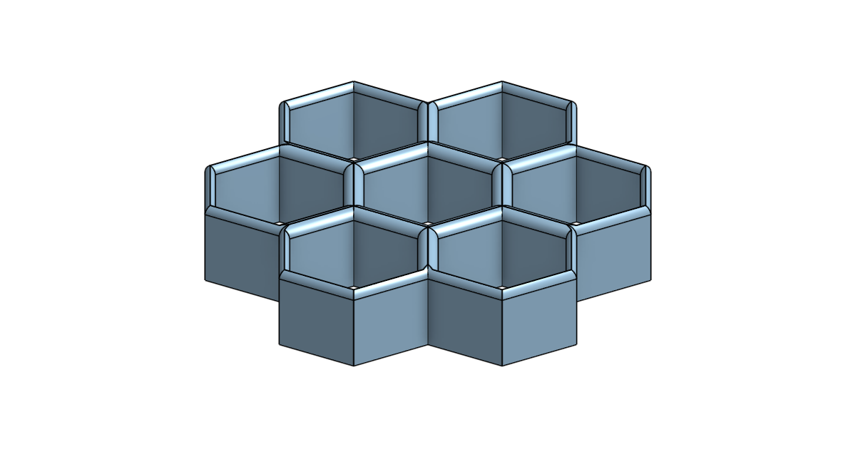 Hexagonal cookie cutter