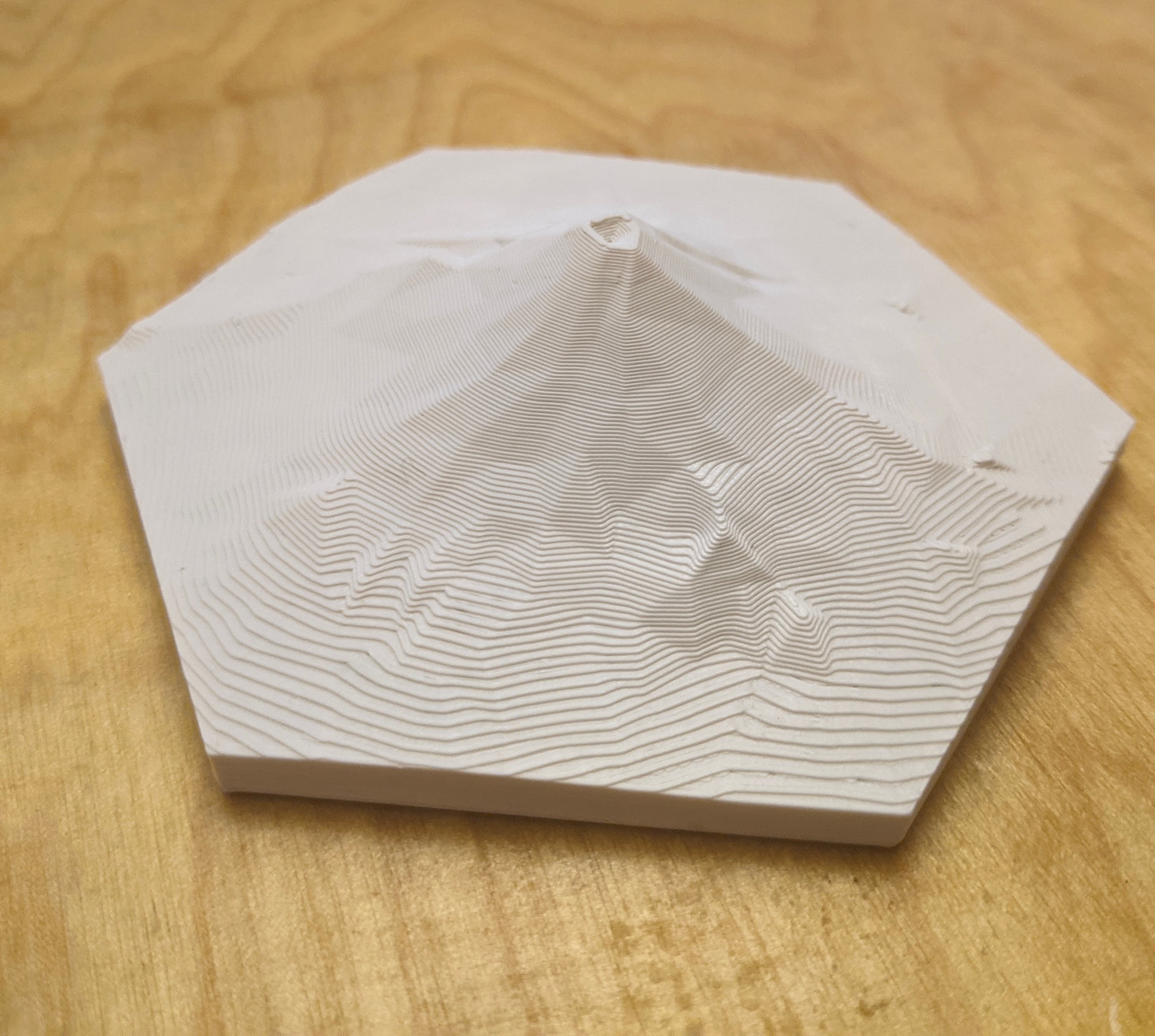 Fuji Lowpoly Topography Model