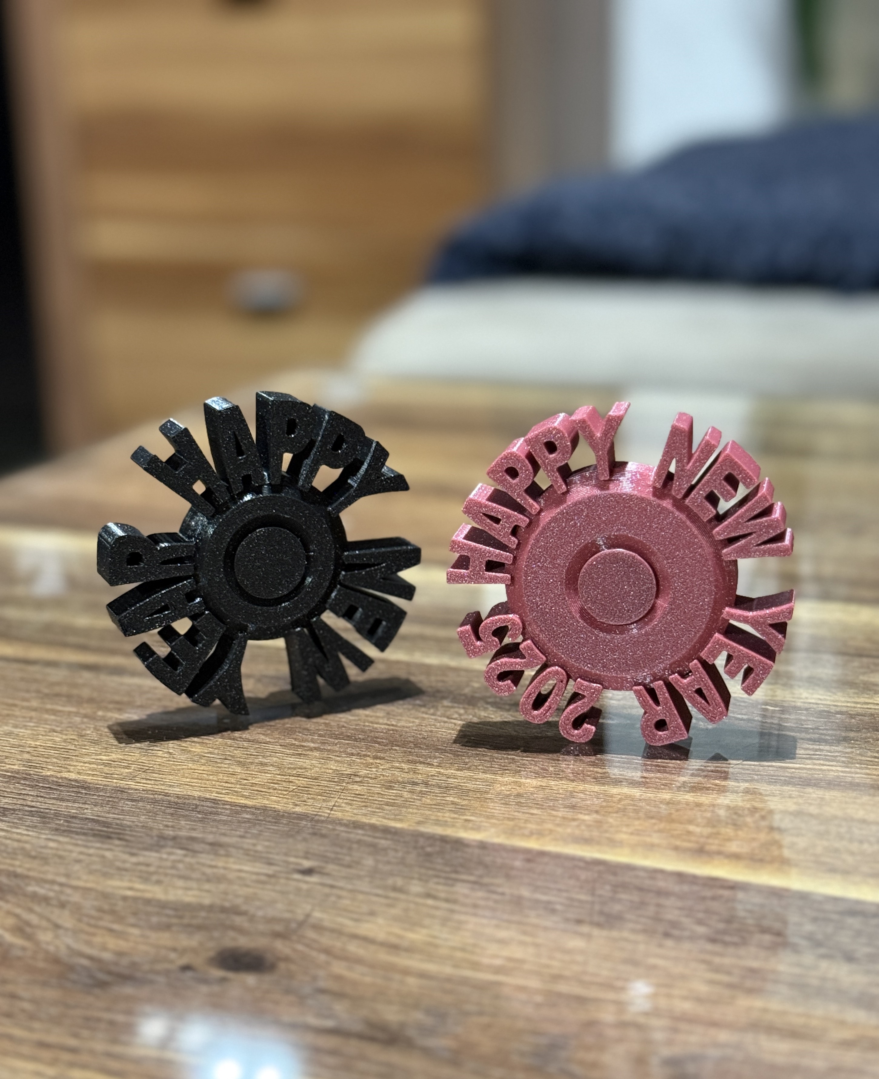 SILVESTER FIDGET SPINNER 2025 (PRINT IN PLACE)