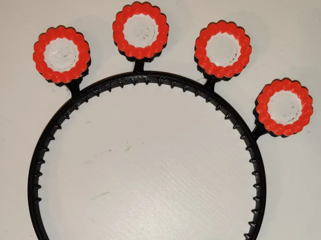Hair Band With Flowers