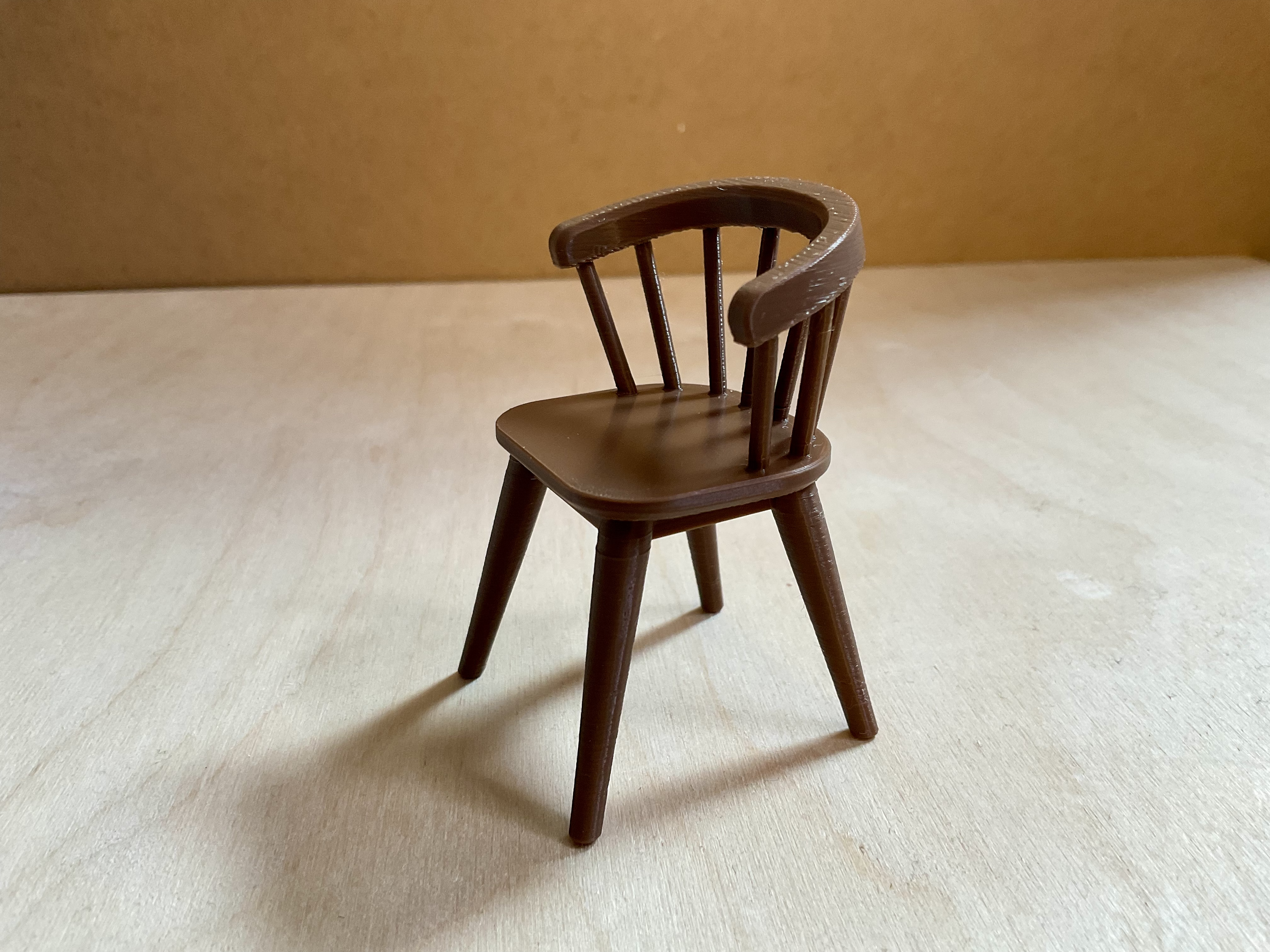 Miniatura 4 do modelo 3D Chair & Table set 2