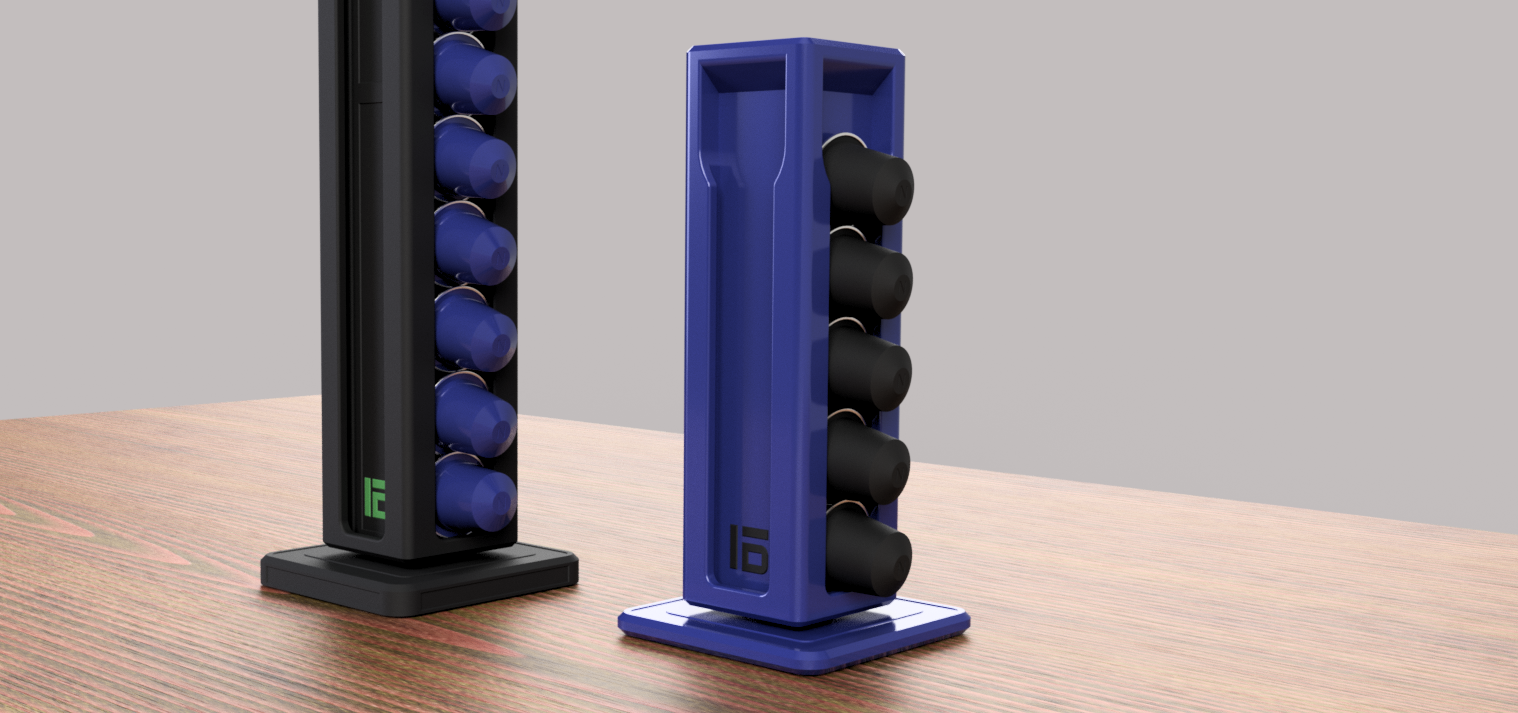 Pod Carousel 20 - Rotating Nespresso Pod Holder - 4 x 5 pods