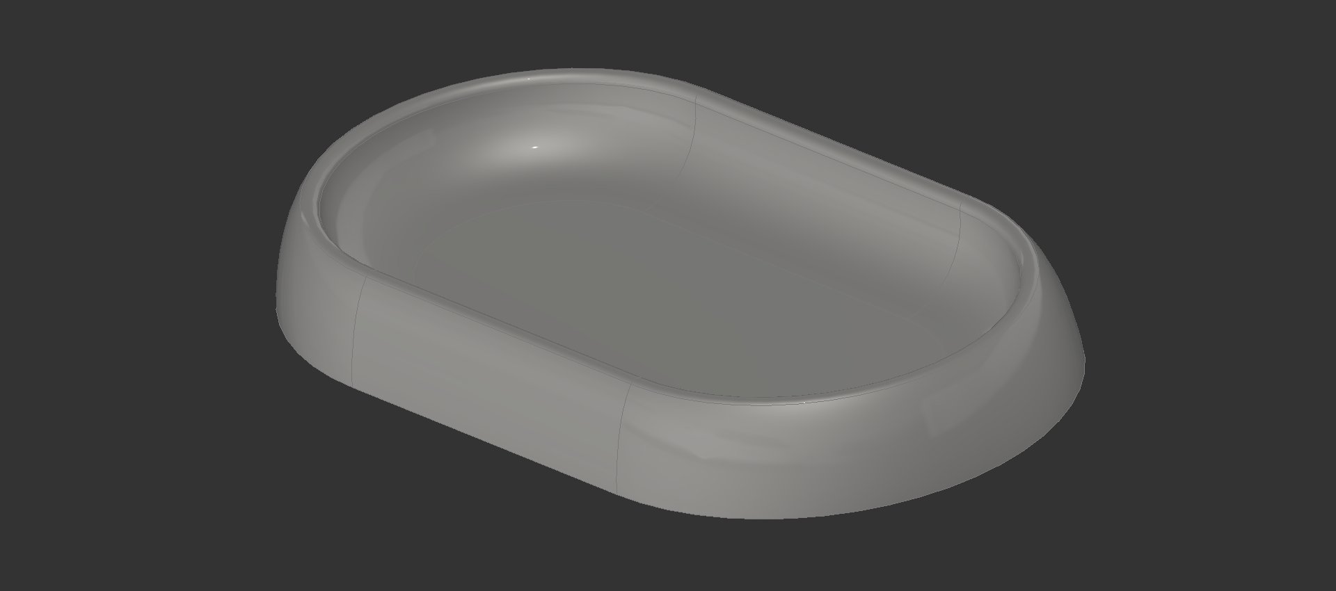 Shallow Dish v2 (Oval)