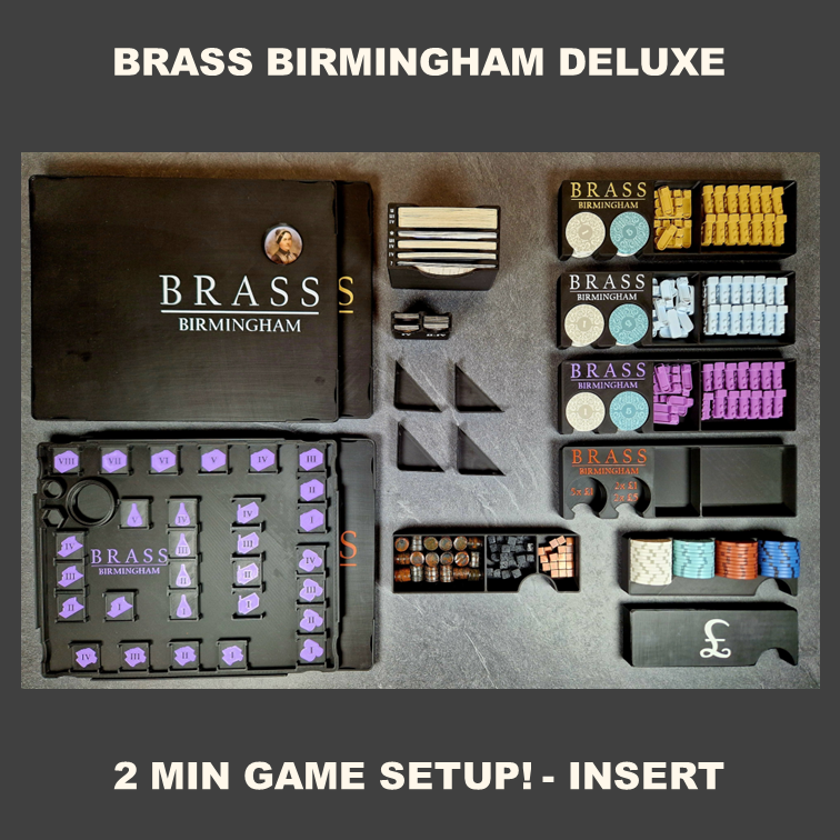 BRASS BIRMINGHAM DELUXE - INSERT, EINSATZ, INLAY, ORGANIZER