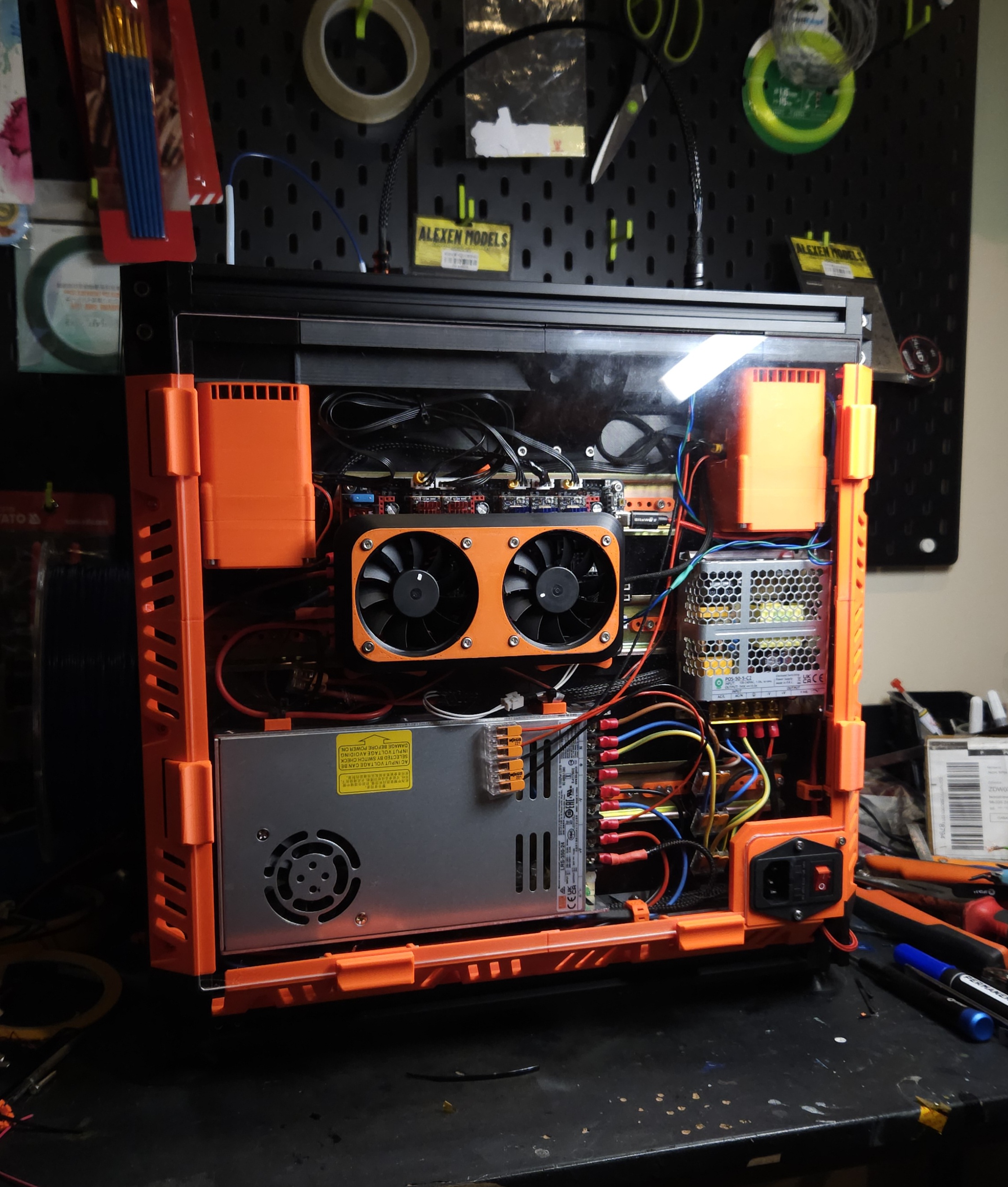 Extended stepper cooler bodies (for 48mm motors) - E3NG 1.2