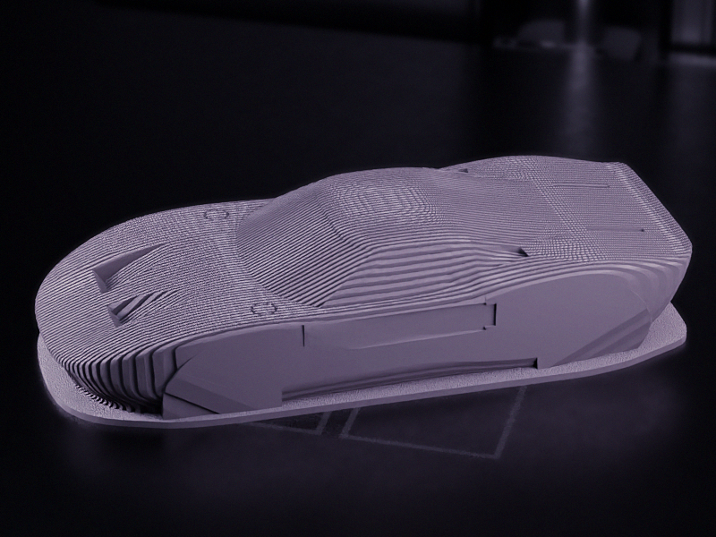 Ford GT - Sliced