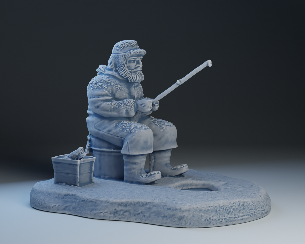 Ice Fisherman