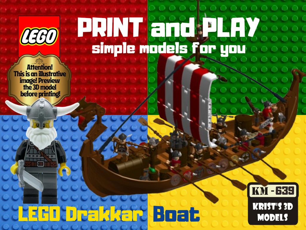 LEGO Drakkar Boat