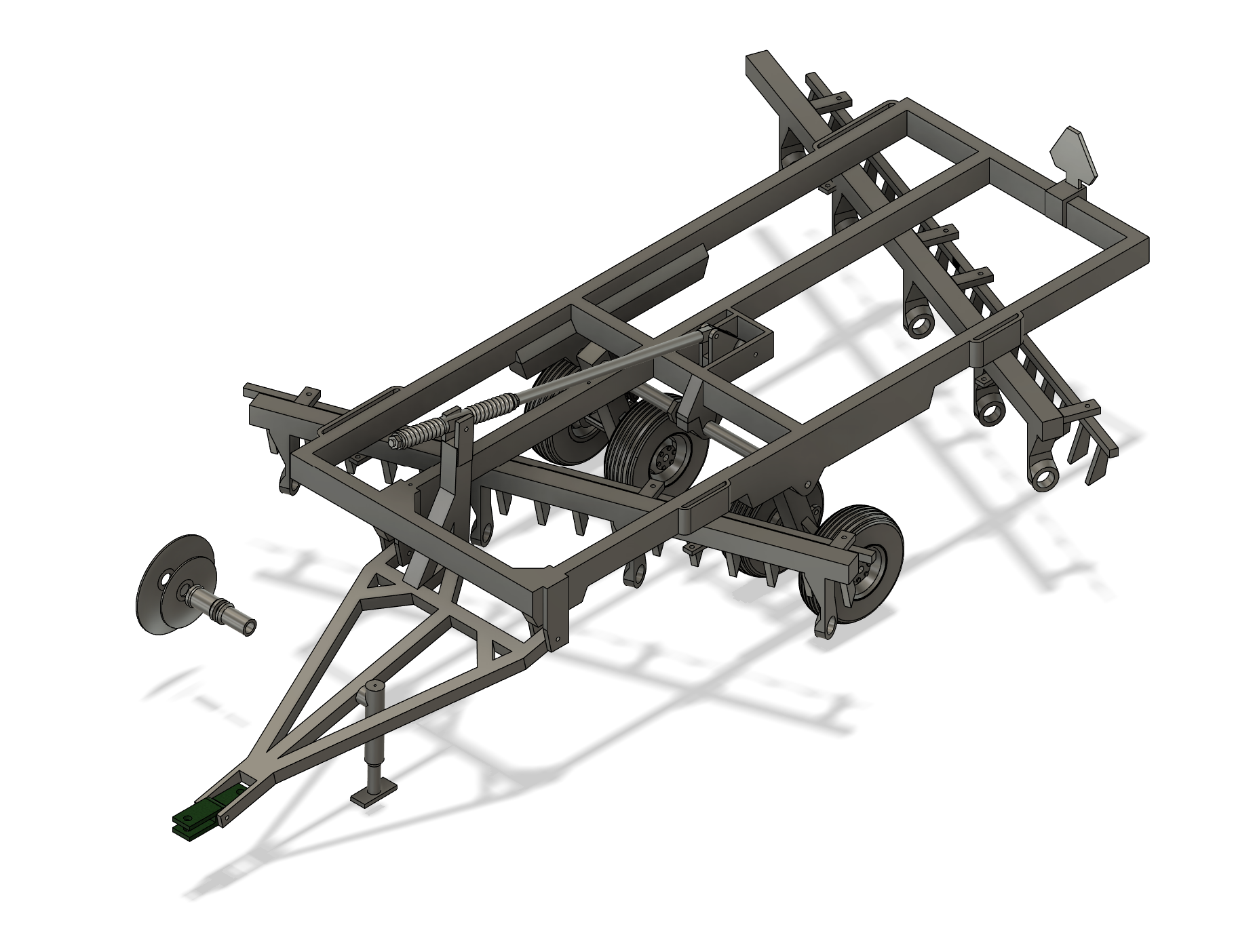 Wishek - 14ft Offset Disk - 1:16th Scale