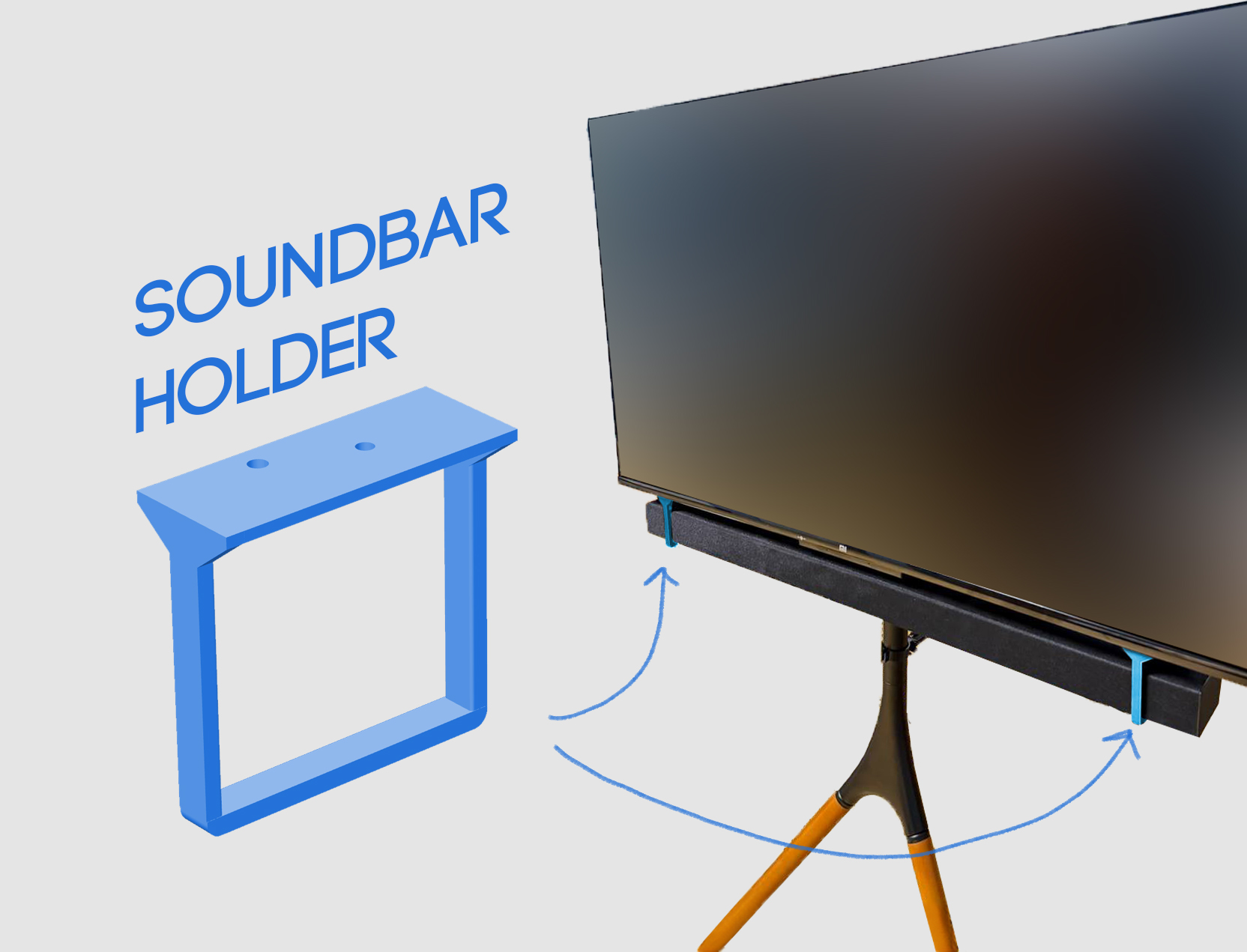 Sounbar holder - Xiaomi Mi TV P1 50 2021