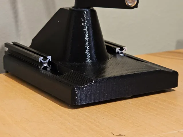 Microphone boom arm table fastener