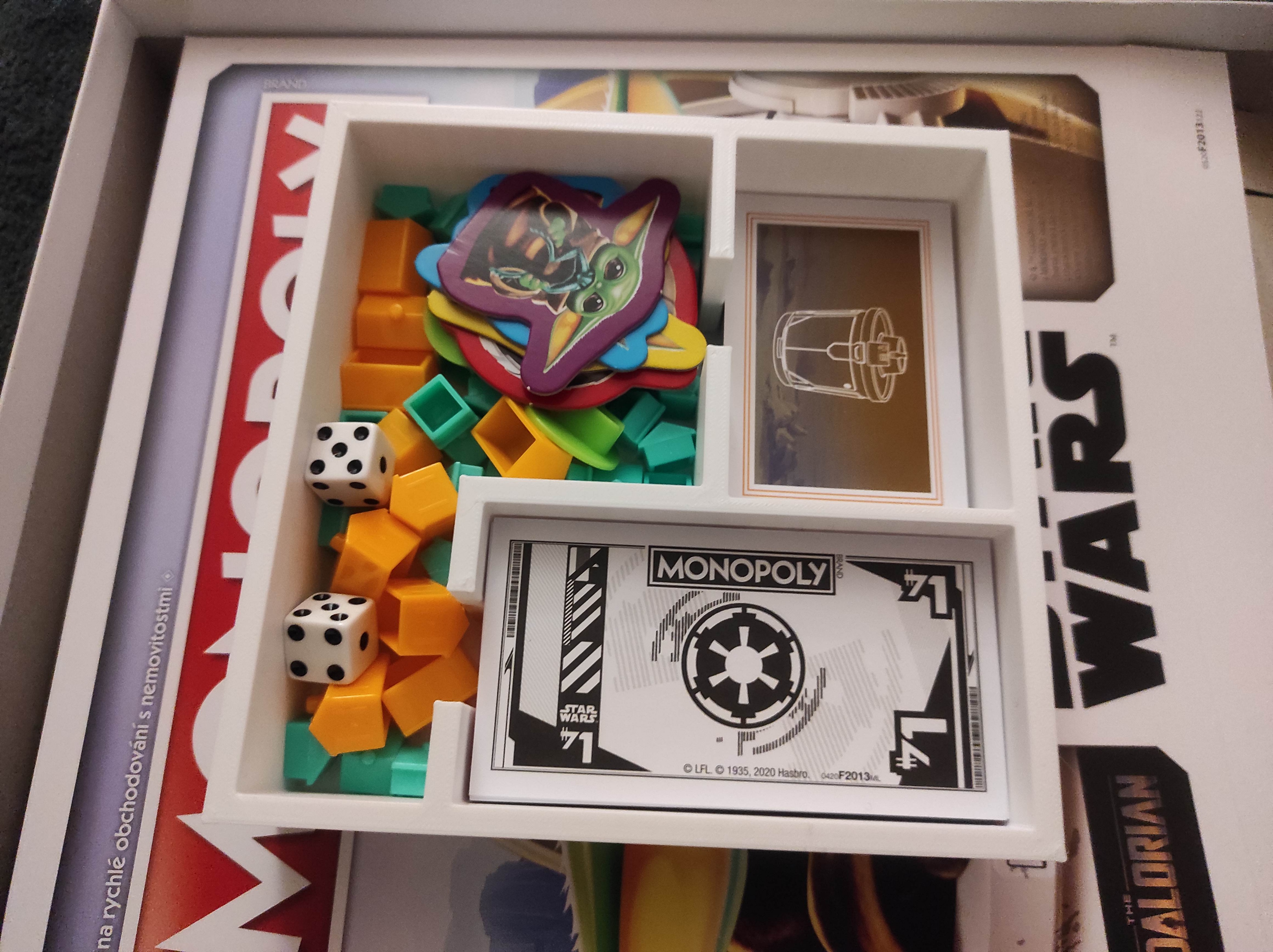 Monopoly Star Wars parts box