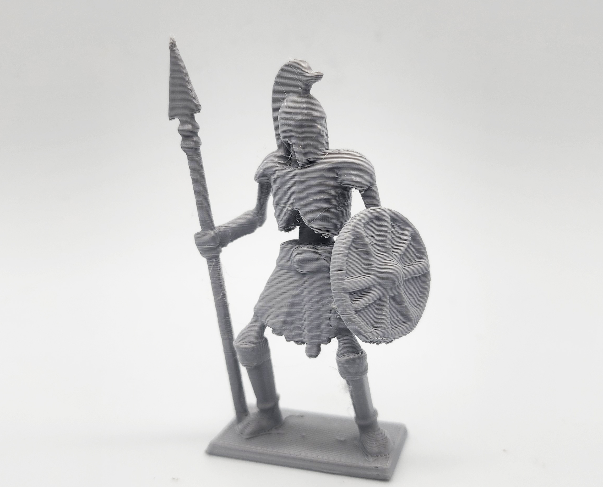 Skeleton Spearman Warrior Miniature