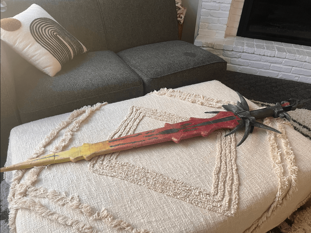 Flame Blade Sword Model