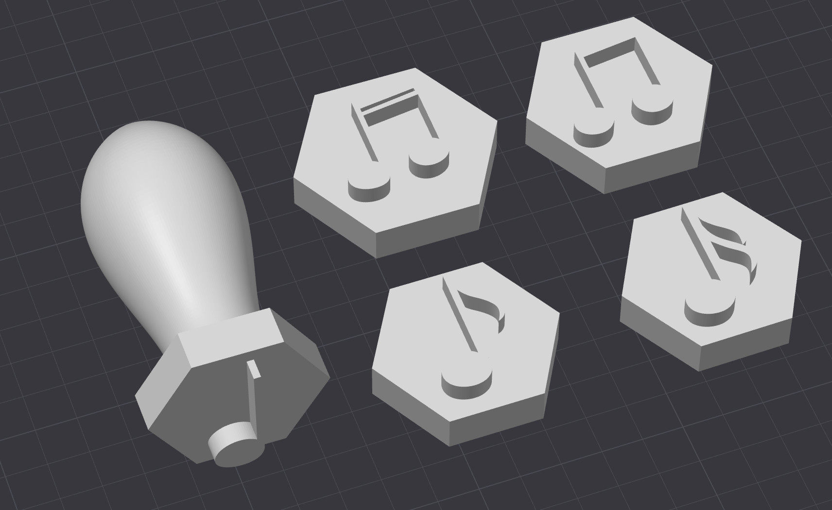 Music note stamps