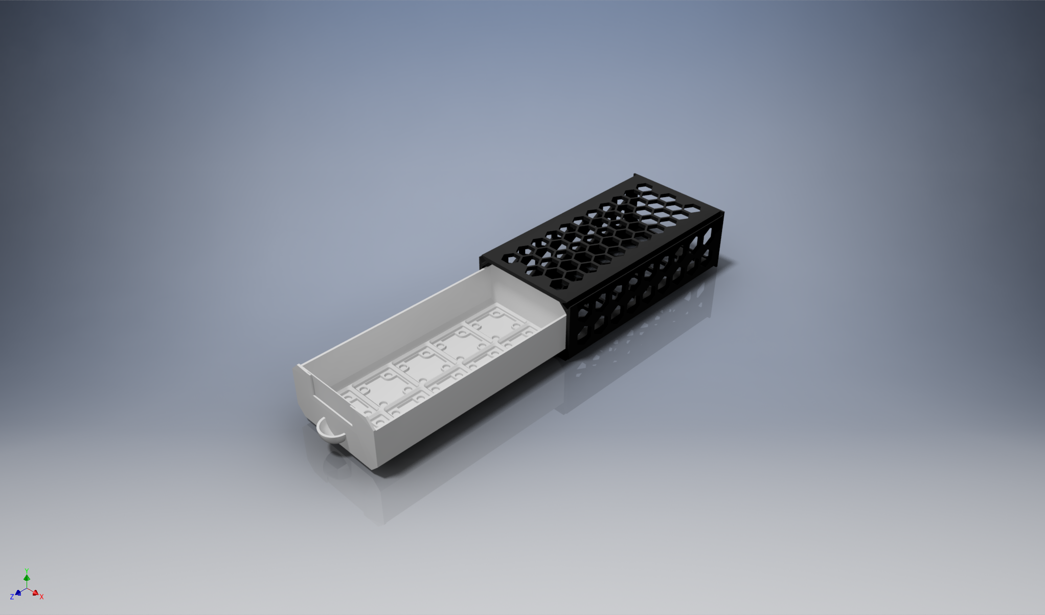 Miniatura 10 do modelo 3D Improved modular gridfinity drawers