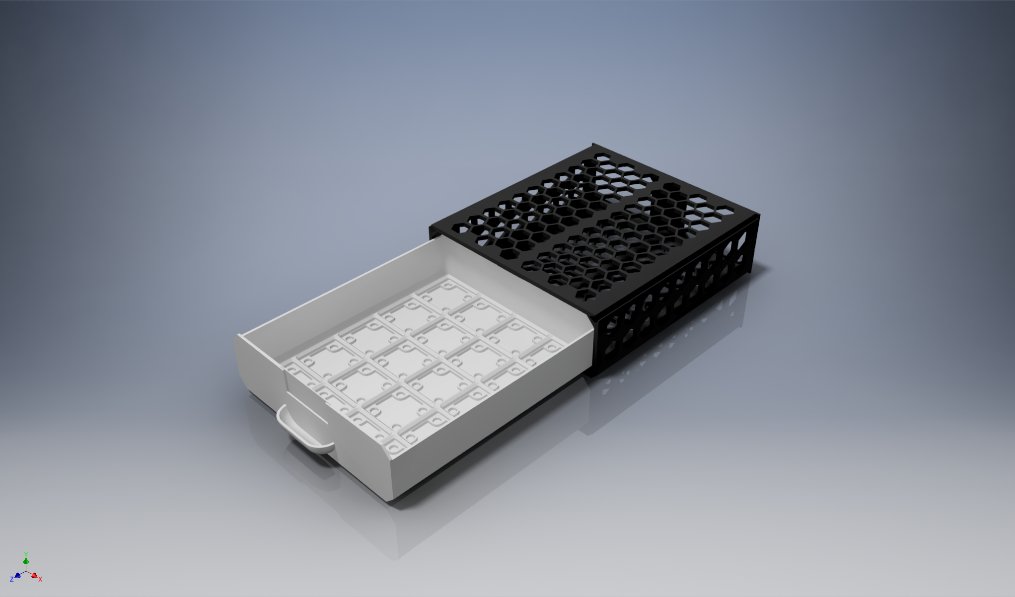 Miniatura 9 do modelo 3D Improved modular gridfinity drawers
