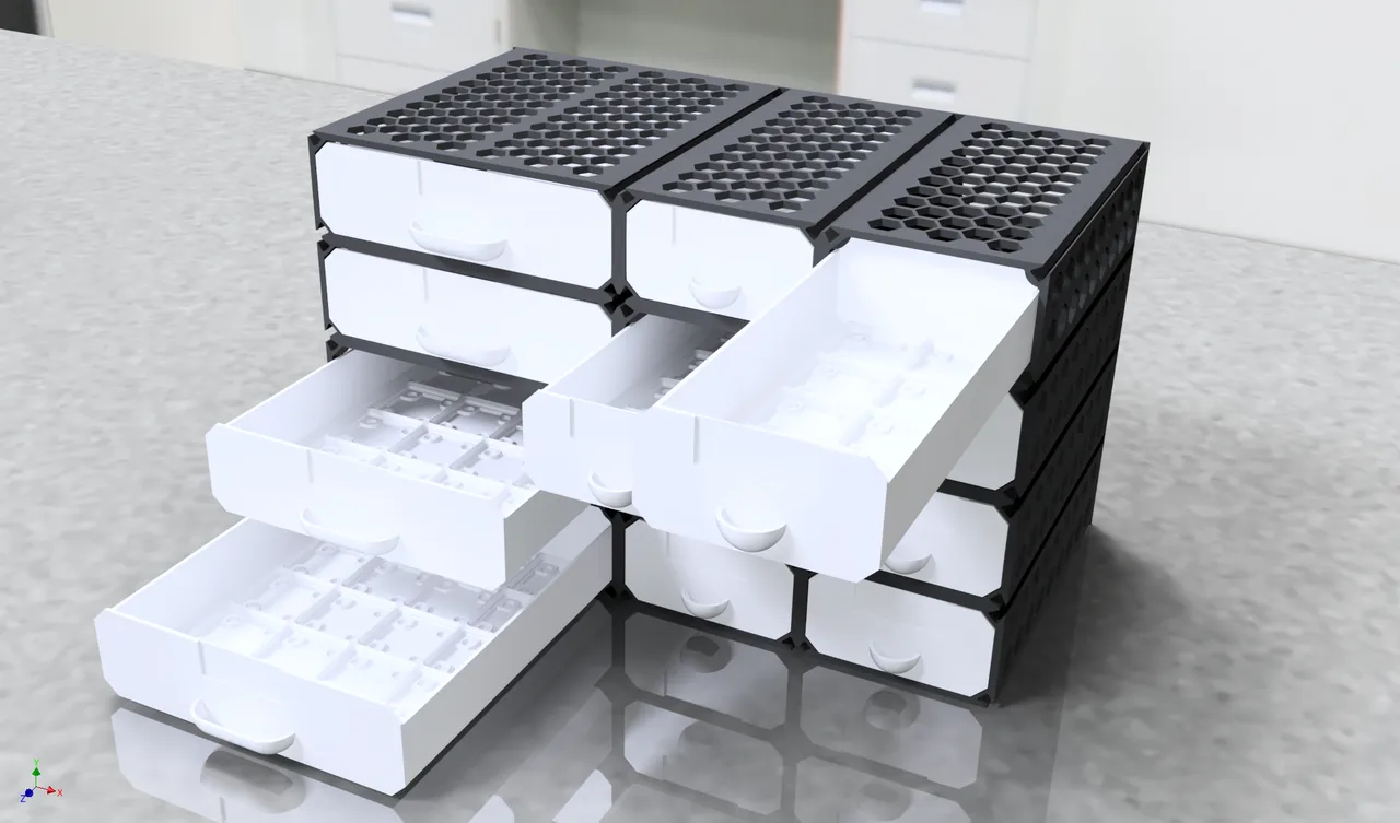 Improved modular gridfinity drawers by PhilCraft | Download