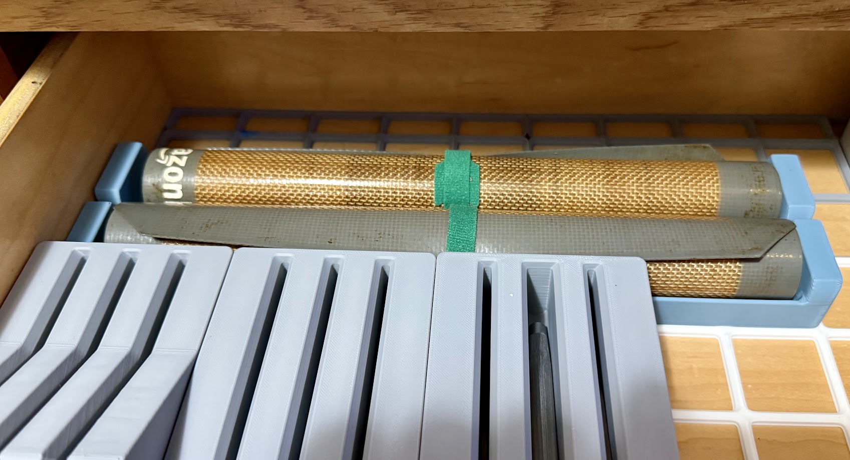 Gridfinity Baking Silicone Mat Holder — miniatura 3