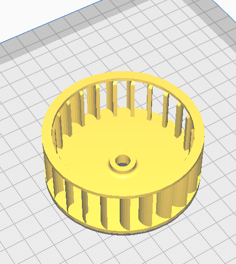 Forward curved impeller