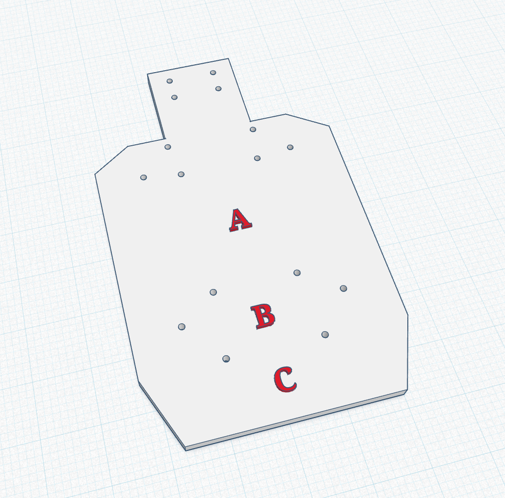 Mini IPSC Target Template