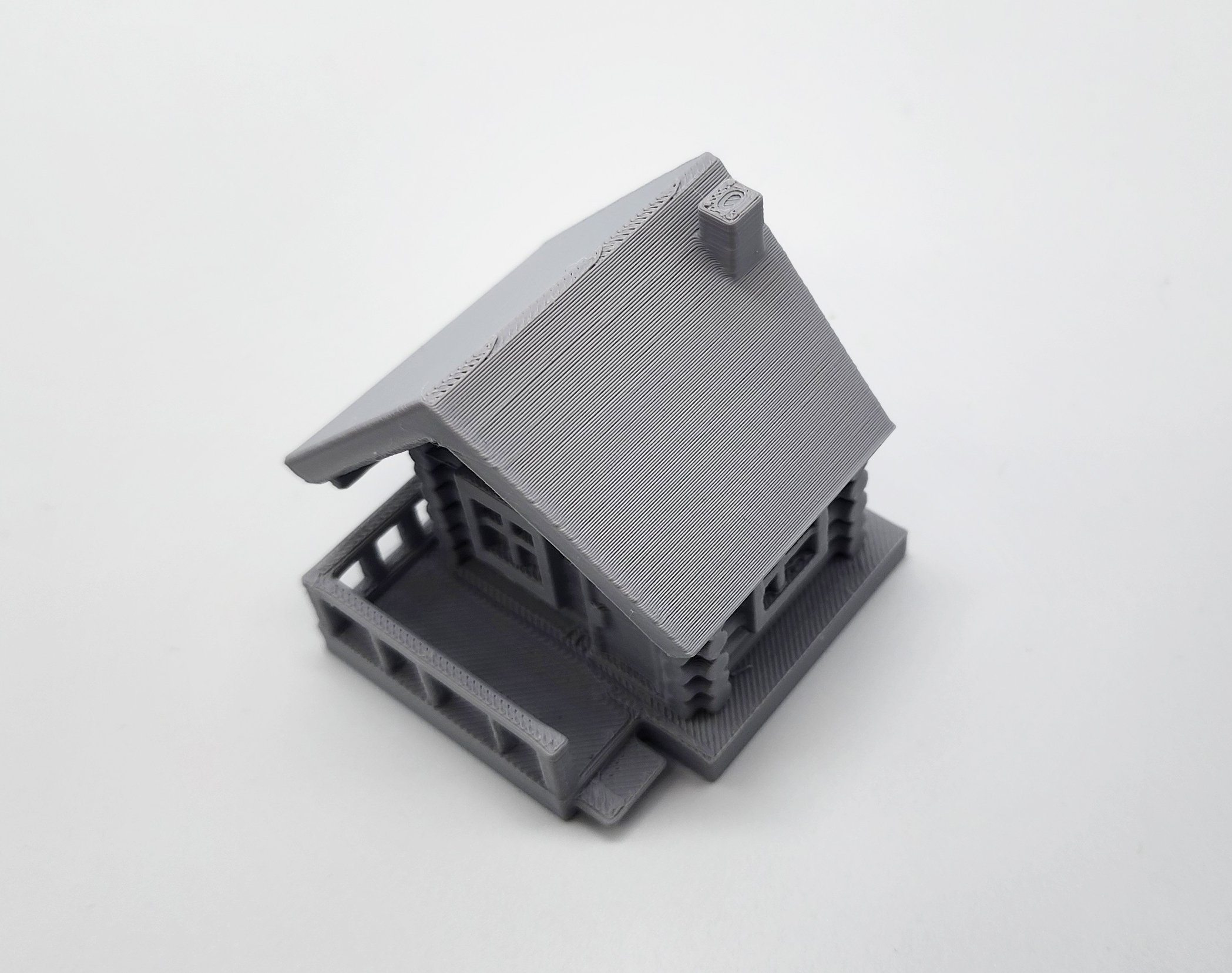 Miniatura 3 do modelo 3D Log Cabin Miniature