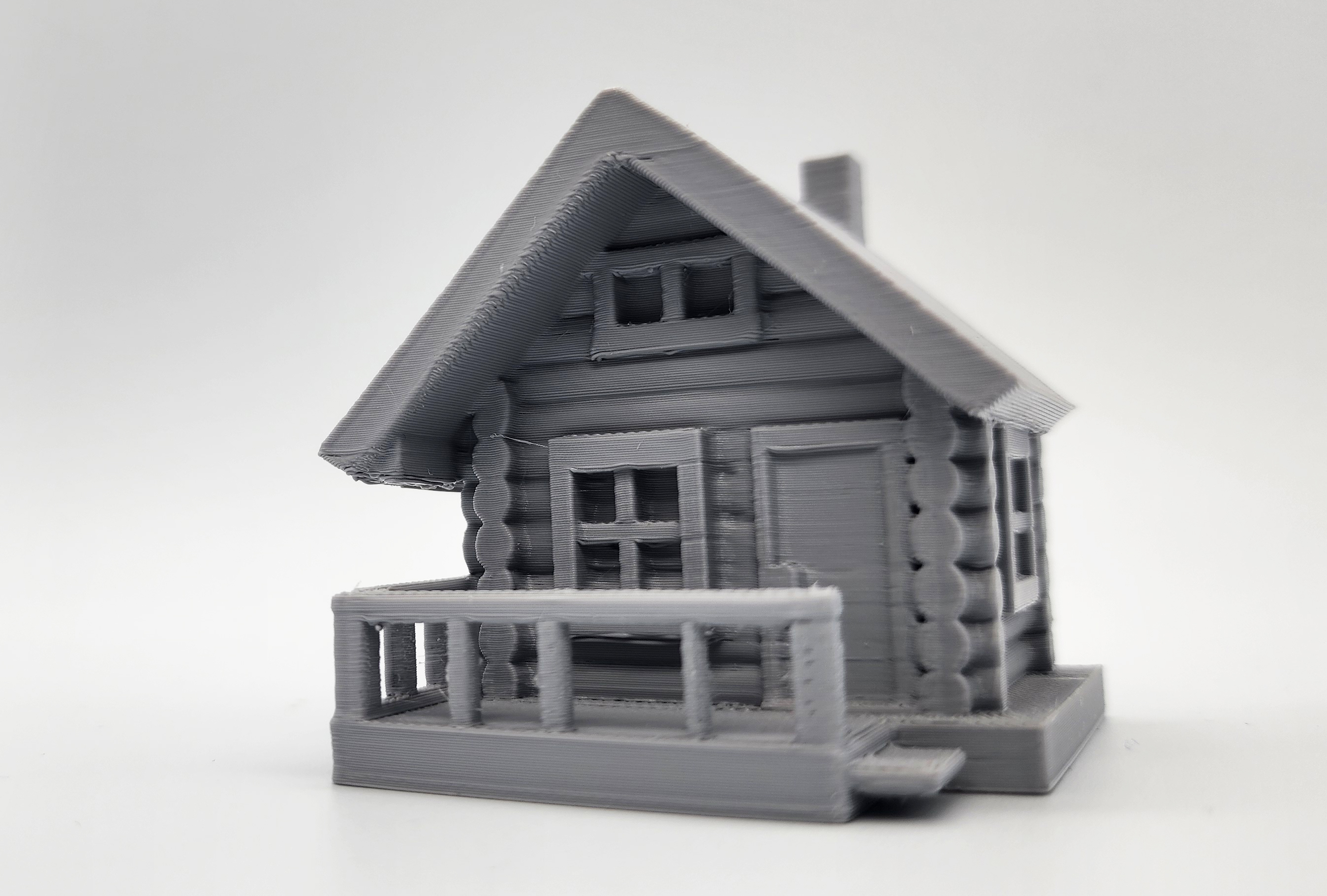 Miniatura 6 do modelo 3D Log Cabin Miniature