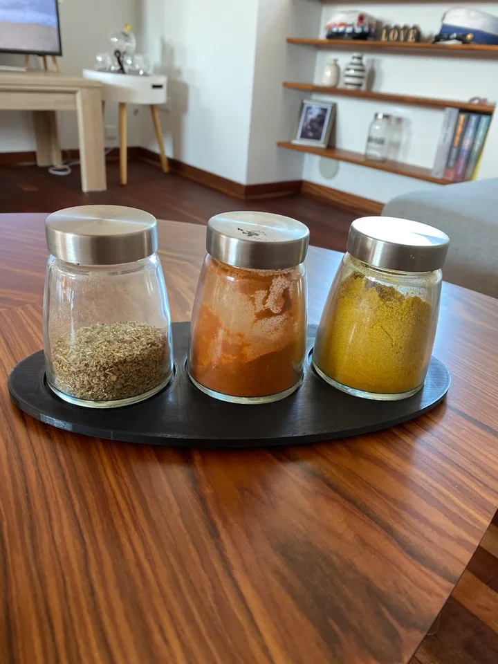 Mini spice rack for Bormioli 8 ml and 4 ml jars by XVIIarcano