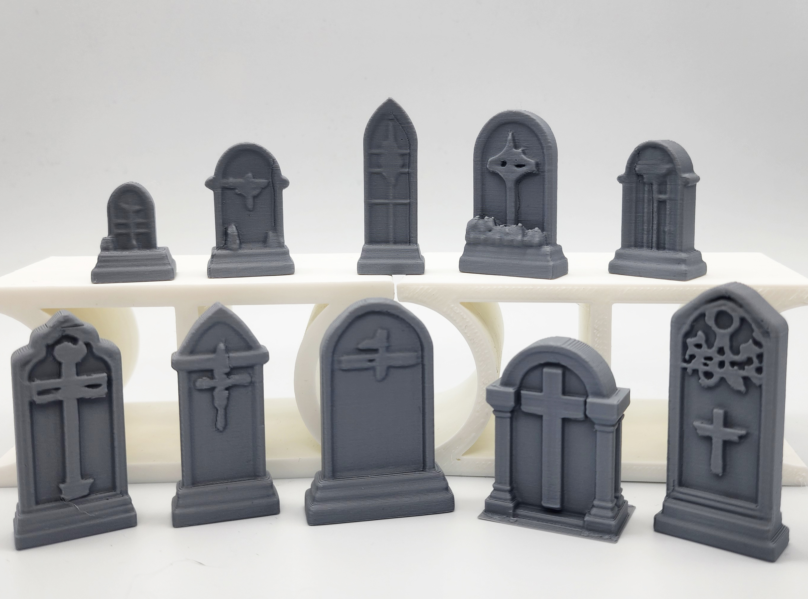 Miniature Tombstone Set (10 Pieces)